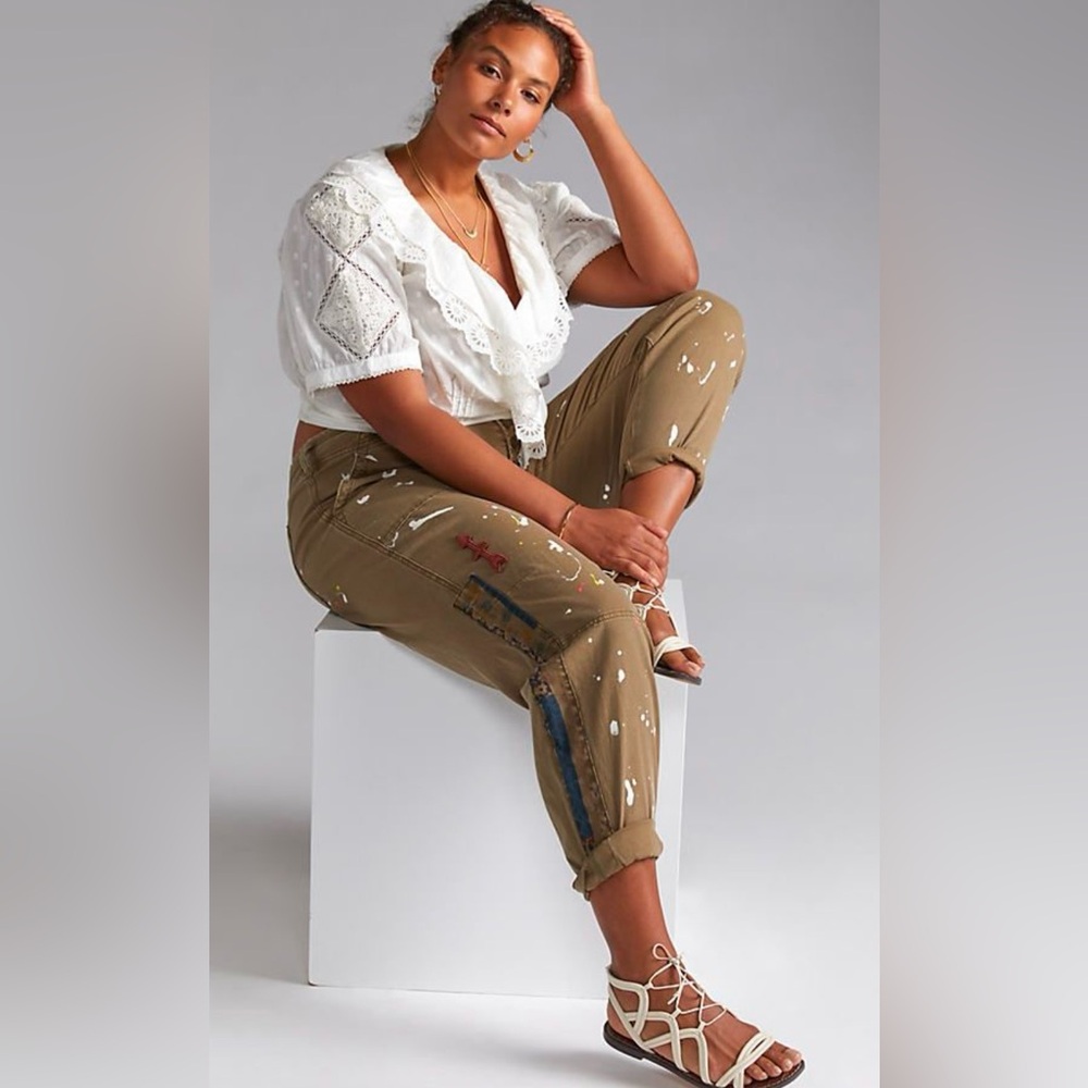 Anthropologie Khaki Pants